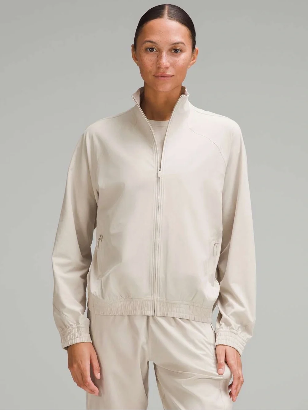 Lululemon Adapted State Track Jacket, Mojave Tan, Size 4